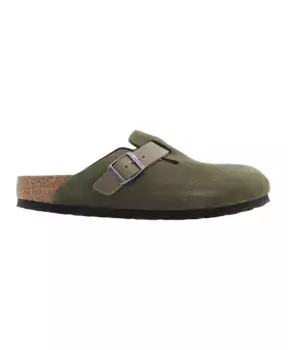 Удобные тапочки молотки. Birkenstock, зеленый