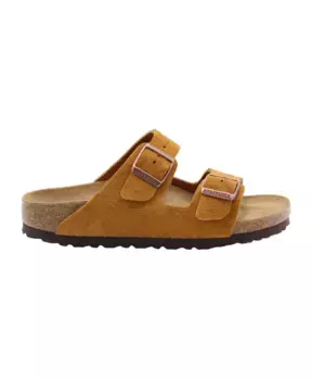 Удобные тапочки с катапультной технологией. Birkenstock, коричневый