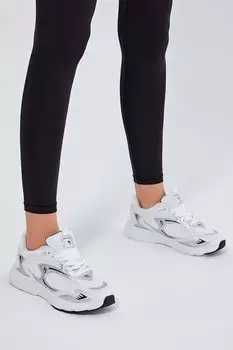 Удобные туфли унисекс с белой серебряной подошвой Faylon TONNY BLACK