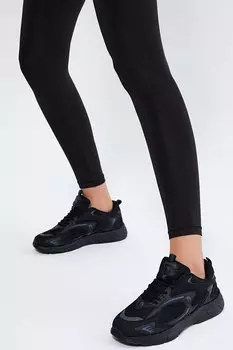 Удобные туфли унисекс с черной дымчатой подошвой Faylon TONNY BLACK