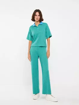 Удобные узорчатые женские брюки в османском стиле с узором LCW Casual