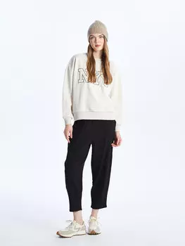 Удобные женские брюки с эластичной резинкой на талии LCW Casual, новый черный