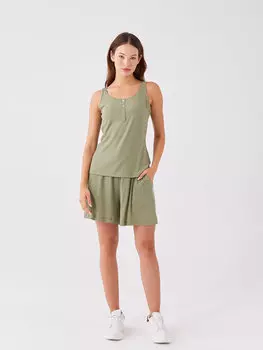 Удобные женские шорты с эластичной резинкой на талии LCWAIKIKI Classic