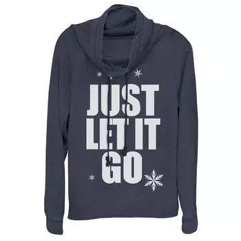 Удобный детский топ Disney's Wreck It Ralph 2 Junior с рисунком Just Let It Go и воротником-хомутом Licensed Character