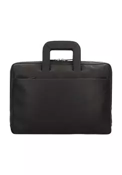 Удобный кожаный портфель с защитой RFID 38 см PICARD, черный