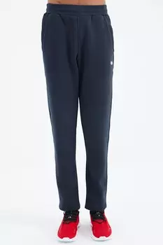 Удобный мужской спортивный костюм цвета индиго со шнуровкой и карманами TOMMYLIFE, индиго