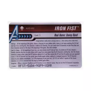 Удостоверение личности — Железный кулак, Marvel HeroClix - Age of Ultron Organized Play - Singles