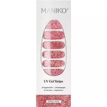 УФ-гель-полоска с блестящей розой MANIKO, 1 шт.