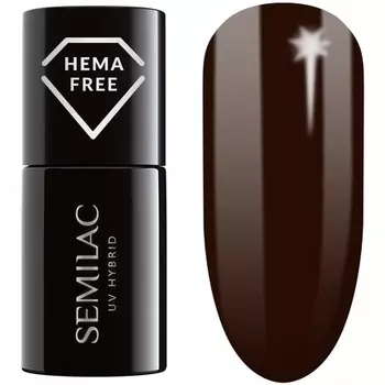 УФ-гибридный лак для ногтей 419 Wood Brown, 7 мл, Semilac