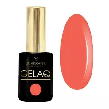 УФ-гибридный лак для ногтей — светло-неоново-розовый Gelaq, № 139, SUNFLOWER