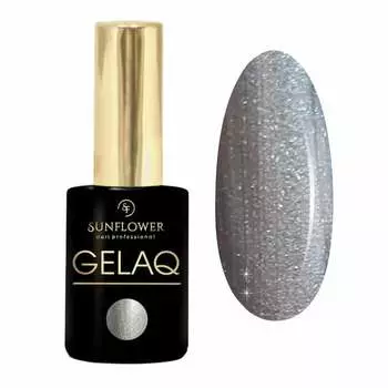 УФ-гибридный лак Gelaq, Kameleon Grey 612 -, SUNFLOWER