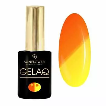 УФ-гибридный лак Gelaq, Sunny Change № 074 –, SUNFLOWER