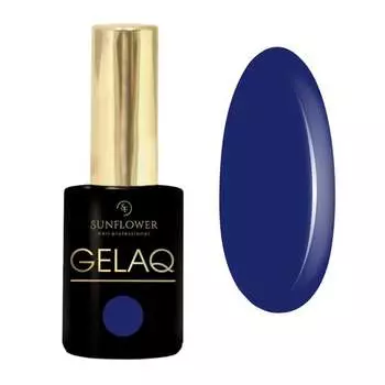 УФ-гибридный лак — отбеленный темно-синий Gelaq, № 307, SUNFLOWER
