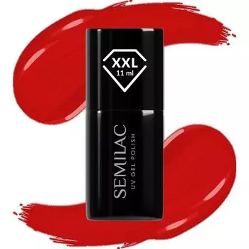 УФ-лак для ногтей 063 Legendary Red XXL Semilac, 11 ml