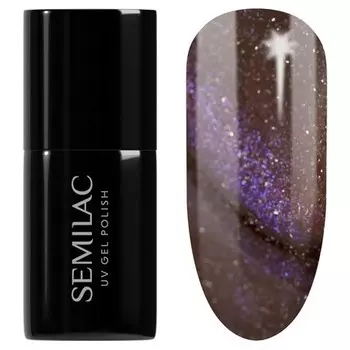 УФ-лак для ногтей 827 AI Коричневый 7 мл Semilac
