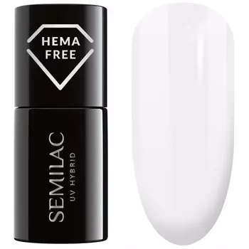 УФ-лак для ногтей Белый 389 Cocount Ice Cream 7 мл, Semilac