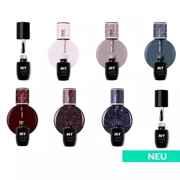 УФ-лак для ногтей Mylaq 5 мл My Classy Colors Base Top, Neonail