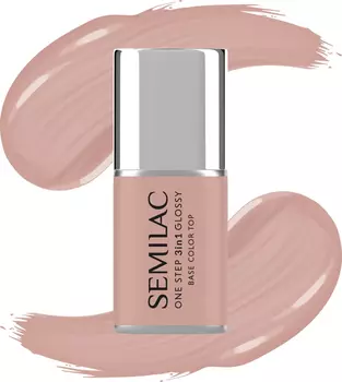 УФ-лак для ногтей Semilac 3in1 UV-Nagellack Glossy French Beige