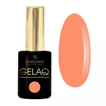 УФ-лак гибридный – Темный лосось Gelaq, №315, SUNFLOWER