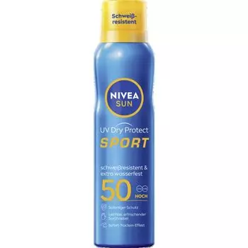 УФ-спрей для сухой защиты SPF 50 NIVEA, 200 ml