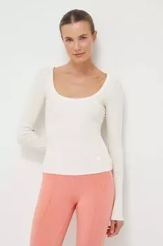 Угадай длинный рукав Guess, бежевый