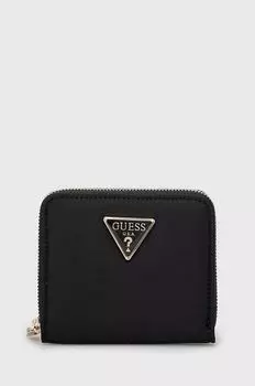 Угадай кошелек Guess, черный