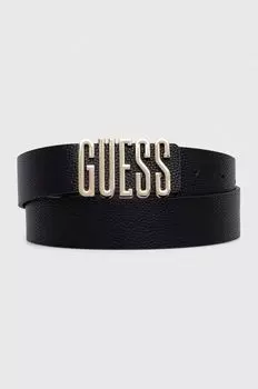 Угадай ремень Guess, черный