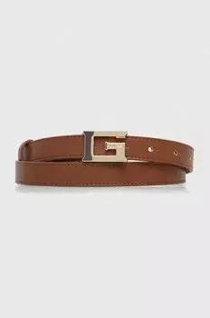 Угадай ремень Guess, коричневый