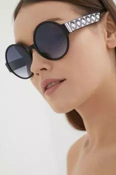 Угадай солнцезащитные очки Guess, черный