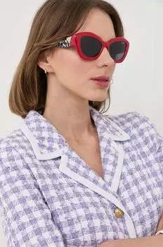 Угадай солнцезащитные очки Guess, красный