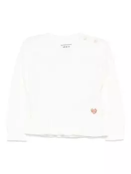 Угадайте детский свитер с 3D-детализацией Guess Kids, белый