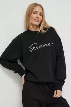 Угадайте, толстовка Guess, черный