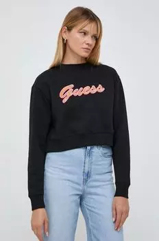 Угадайте, толстовка Guess, черный