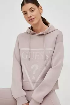 Угадайте, толстовка Guess, розовый