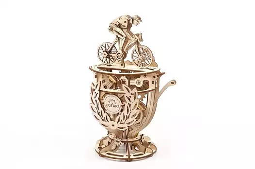 Ugears, 3D пазл Автомат - Велосипедист