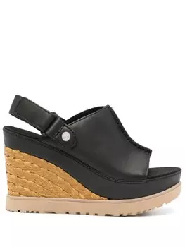 UGG эспадрильи Abbot 100 на танкетке, черный