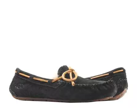 UGG Australia Dakota женские черные мокасины-тапочки 5612-BLK