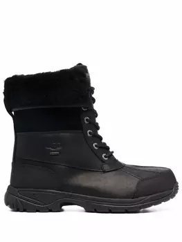 UGG ботинки Butte на шнуровке, черный