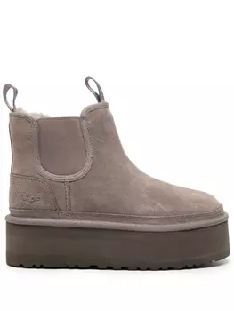 UGG ботинки Classic Mini на платформе, серый