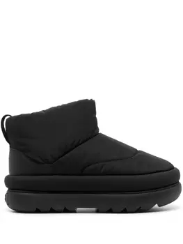 UGG дутые ботинки, черный