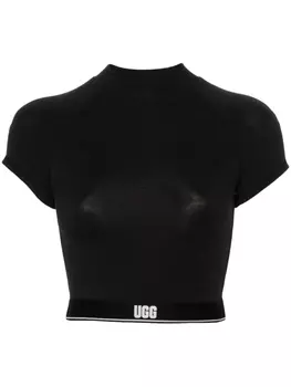 UGG футболка Trin с логотипом, черный