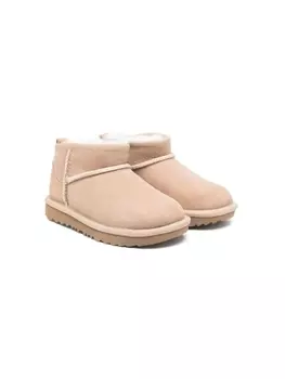 UGG Kids ботинки Classic Ultra Mini для малышей, нейтральный цвет
