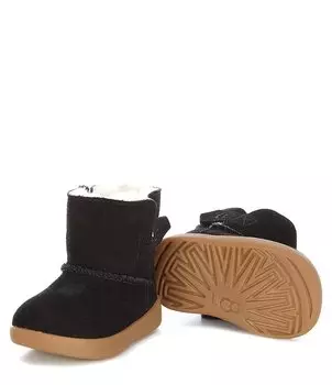 UGG Kids' Keelan Замшевые ботинки для кроватки (для младенцев), черный