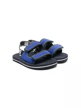 UGG Kids сандалии Lennon с ремешком на пятке, синий