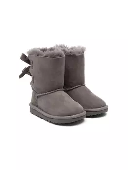 UGG Kids сапоги Bailey Bow II, серый