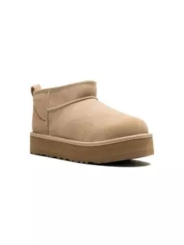 UGG Kids угги Classic Ultra Mini Platform Sand, серый