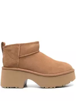 UGG классические ультрамини ботинки New Heights, коричневый