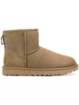 UGG короткие угги, коричневый