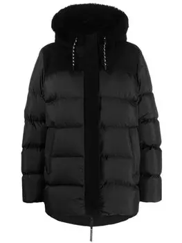 UGG пуховик Shasta с капюшоном, черный