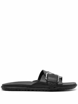 UGG сандалии с пряжкой, черный